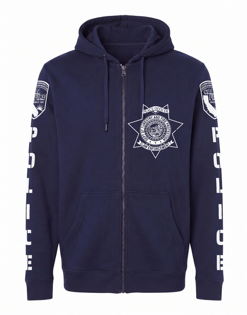CAL FIRE Law Enforcement Heavyweight Full-Zip Hoodie by Independent