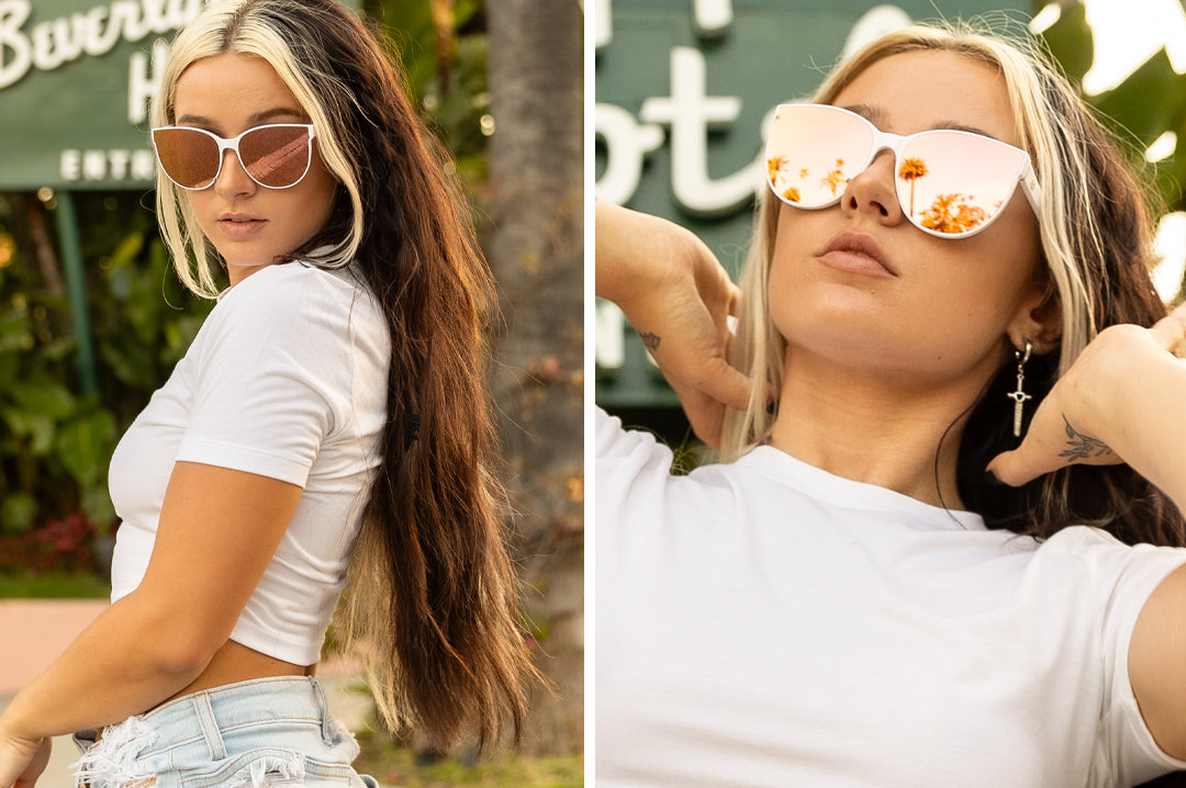 Heat Wave Visual Carat White sunglasses view 3