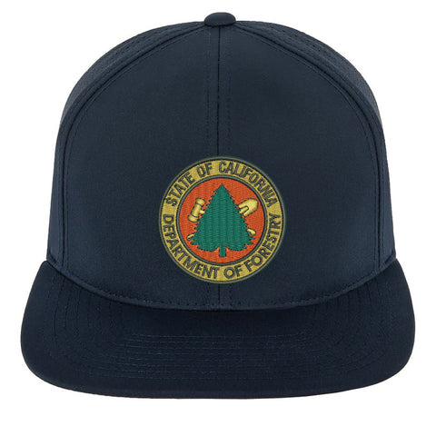 CAL FIRE 2hot Brigade Vented Flat Bill Hat - Retro CDF