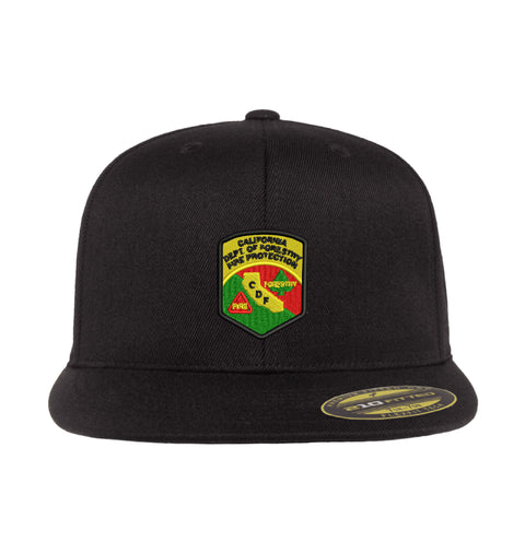CAL FIRE Flexfit 210 Flat Bill Hat - Retro CDF
