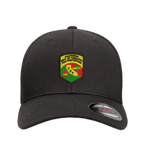 CAL FIRE Flexfit 6511 Mesh-Back Hat - Retro CDF