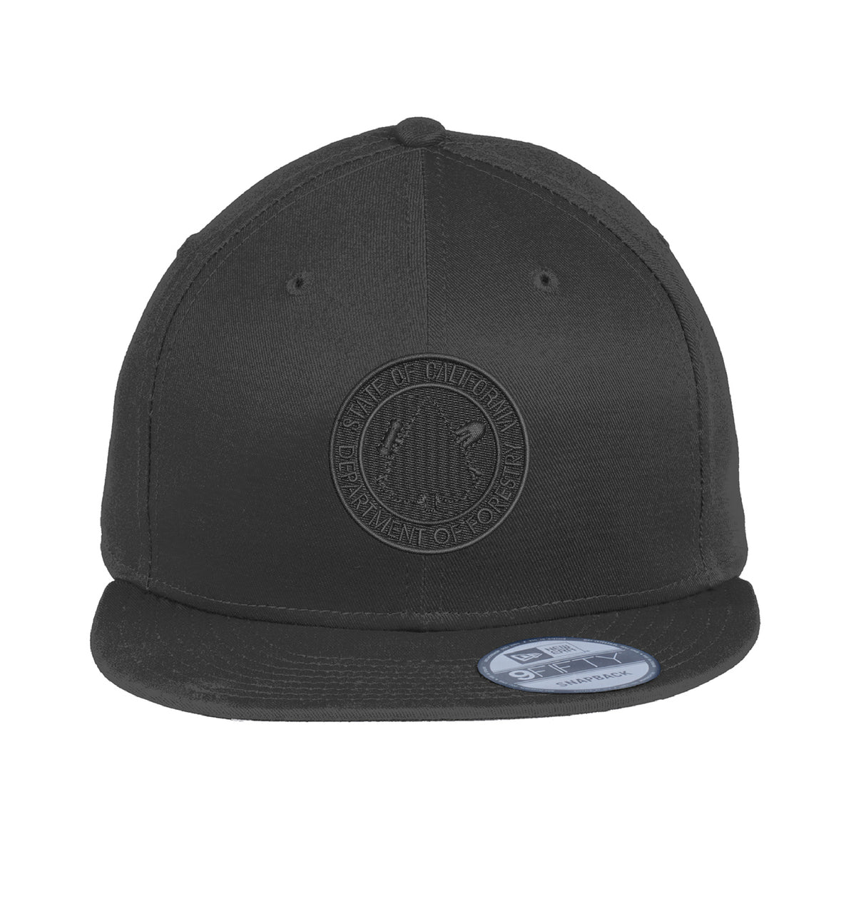 CDF New Era 400 Snapback hat, CDF shield and tomato logo