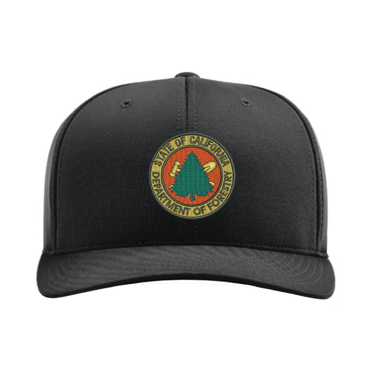 CDF Richardson 653 Stretch-Fit hat, CDF shield and tomato logo