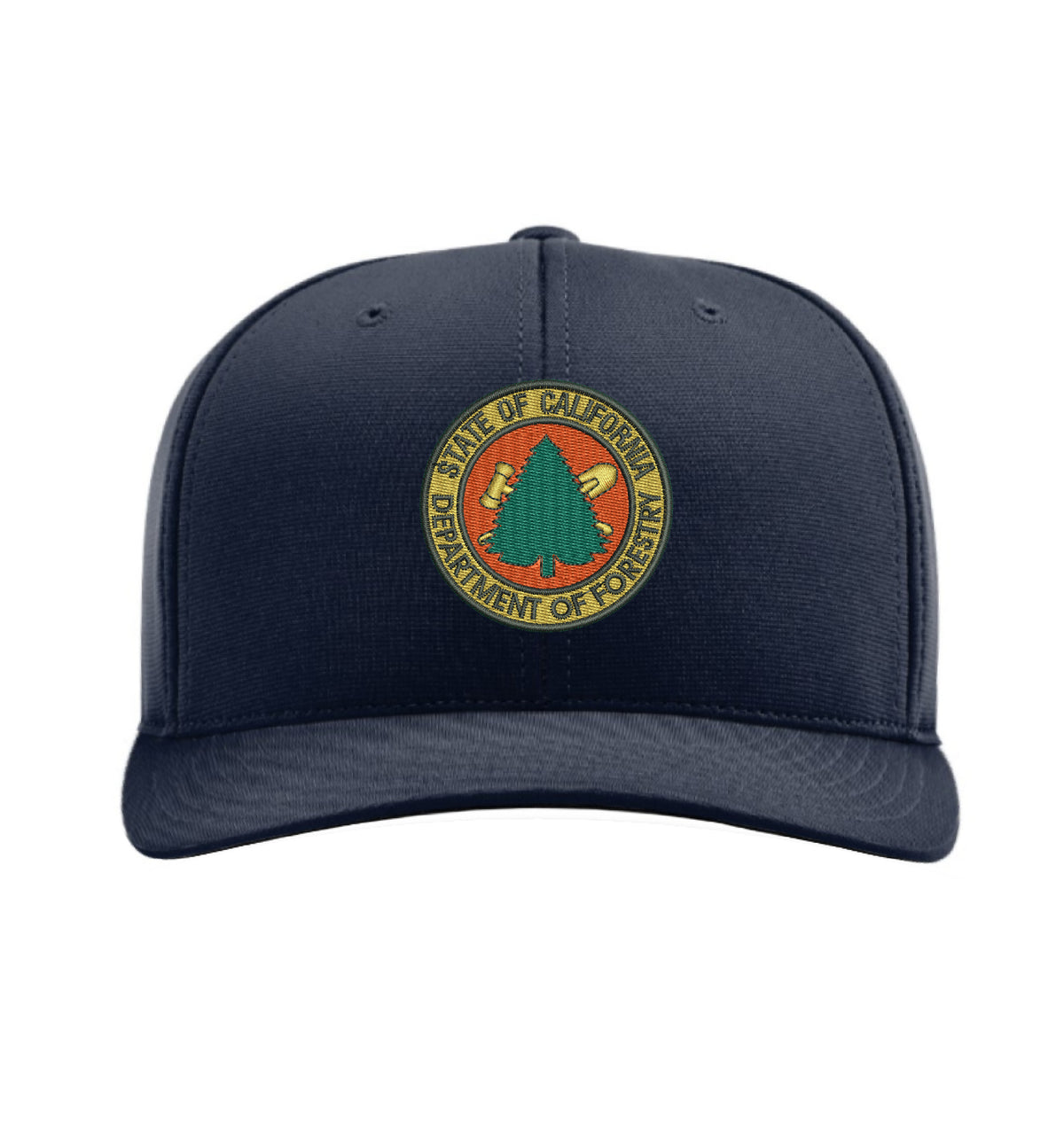 CDF Richardson 653 Stretch-Fit hat, CDF shield and tomato logo