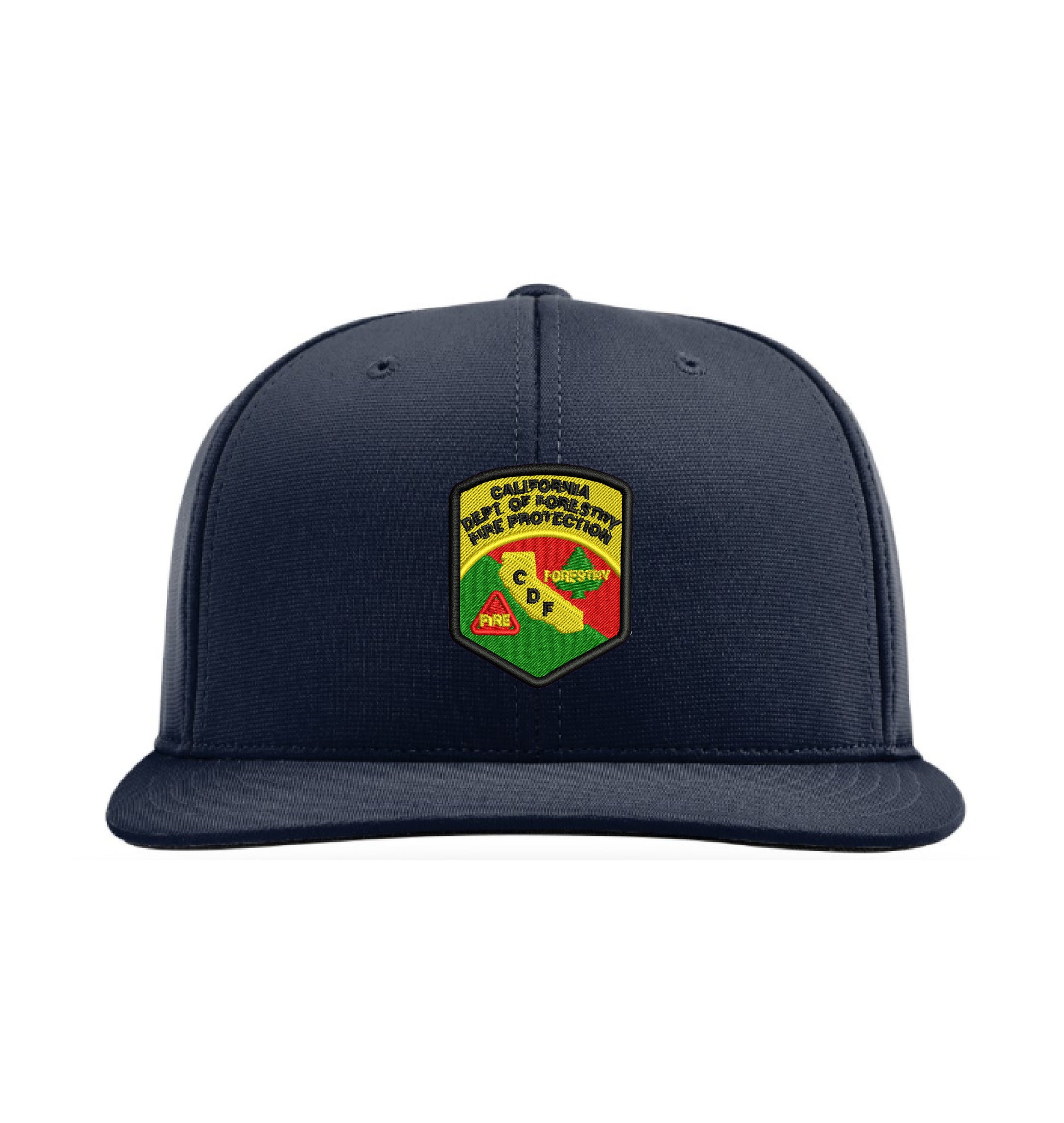 CDF Richardson PTS20 Performance hat, CDF shield and tomato logo