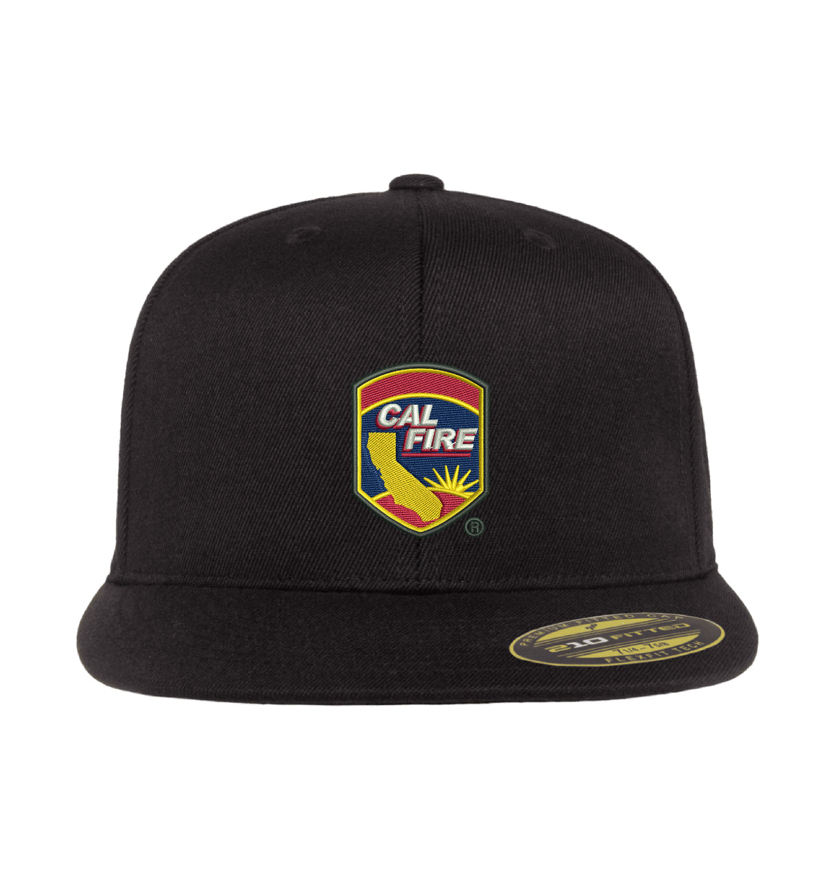 CAL FIRE Flexfit 210 Flat Bill hat, embroidered CAL FIRE patch
