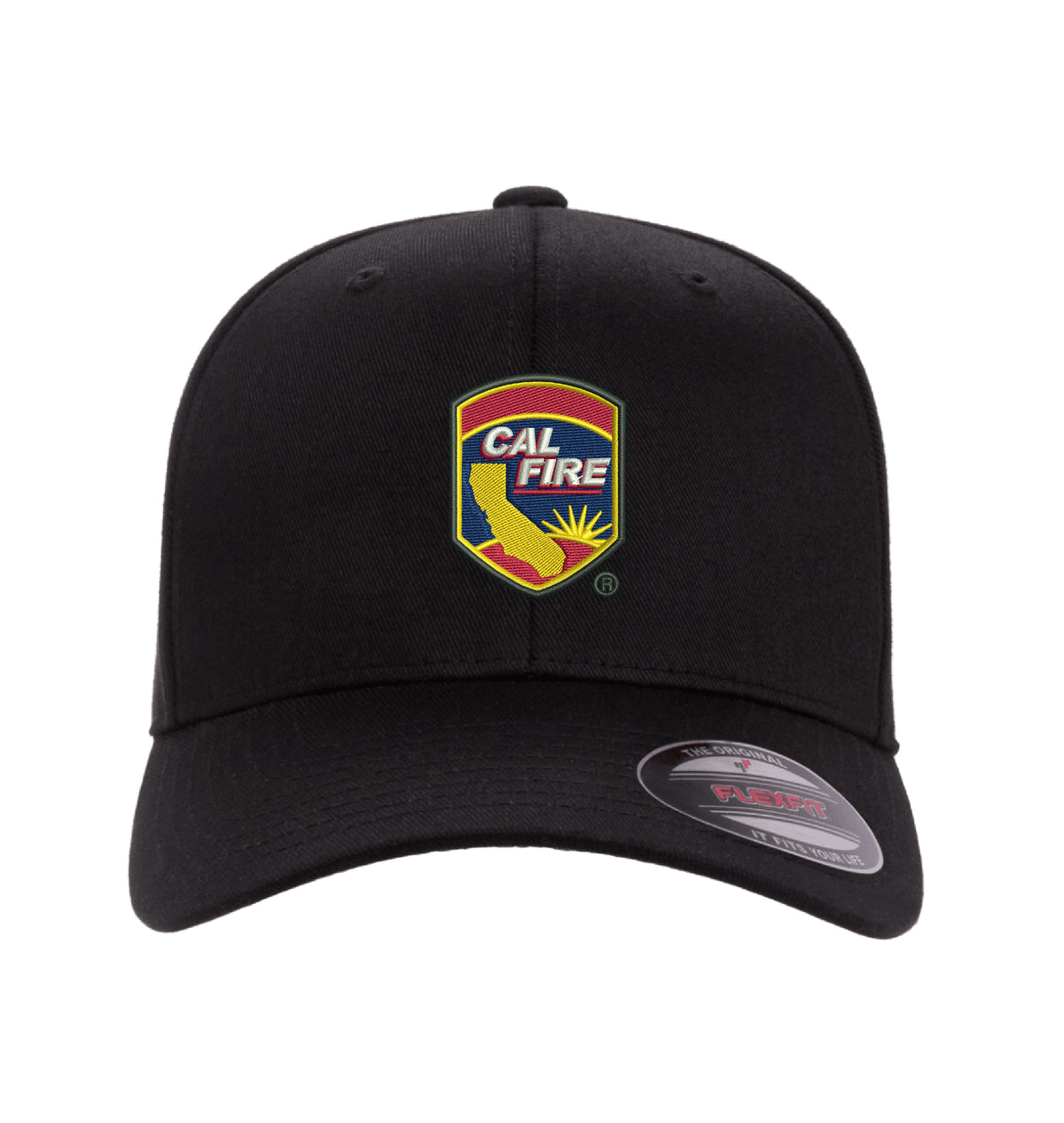 CAL FIRE Flexfit 6277 Stretch-Fit hat, embroidered CAL FIRE patch