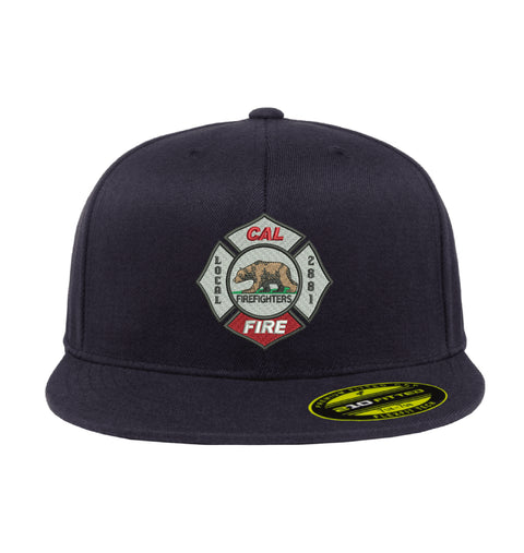 CAL FIRE Flexfit 210 Flat Bill Hat - Union Maltese