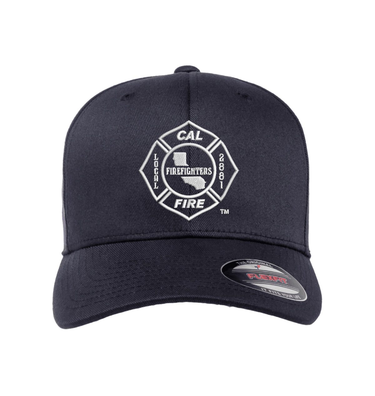 CAL FIRE Flexfit 6277 Stretch-Fit hat, CAL FIRE Local 2881 union maltese
