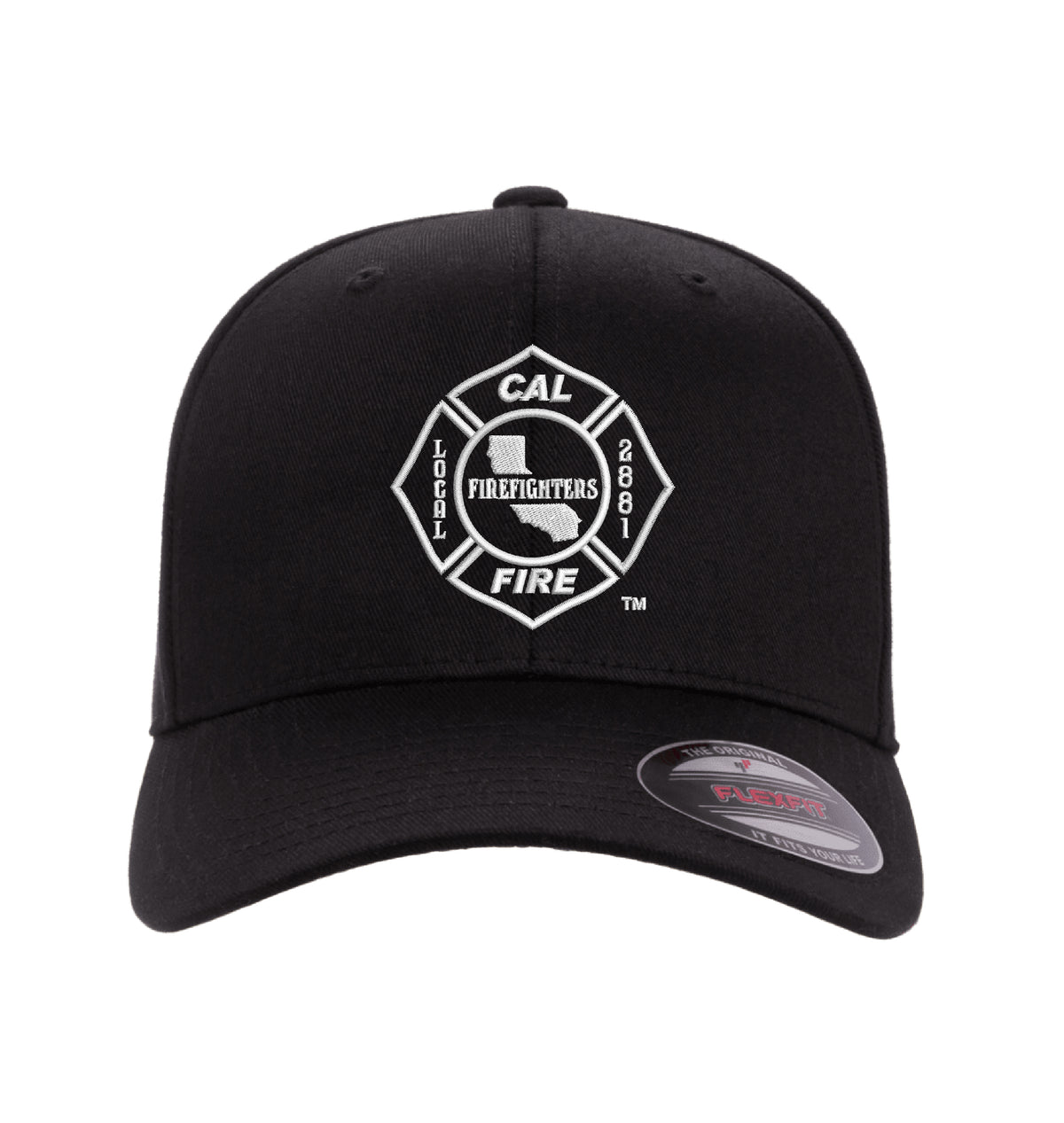 CAL FIRE Flexfit 6277 Stretch-Fit hat, CAL FIRE Local 2881 union maltese