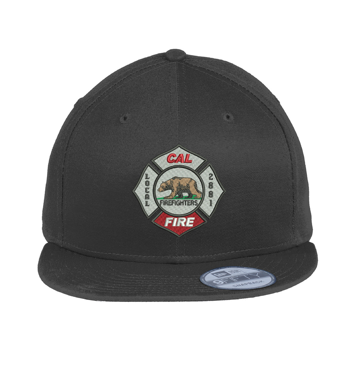 CAL FIRE New Era 400 Snapback hat, CAL FIRE Local 2881 union maltese