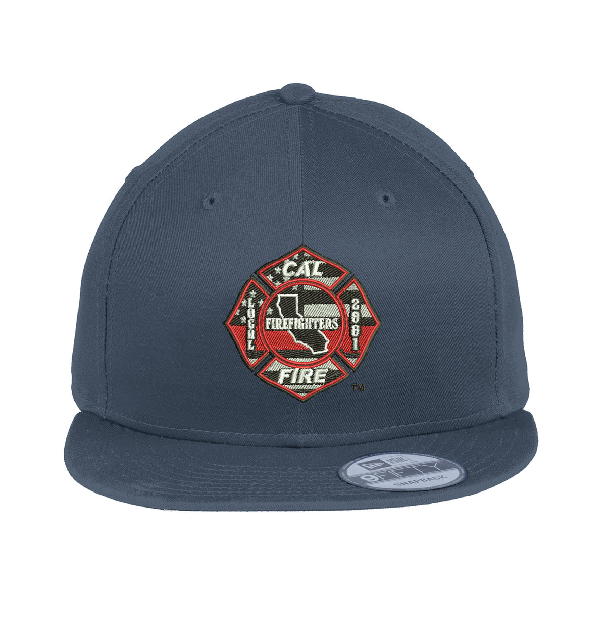 CAL FIRE New Era 400 Snapback hat, CAL FIRE Local 2881 union maltese