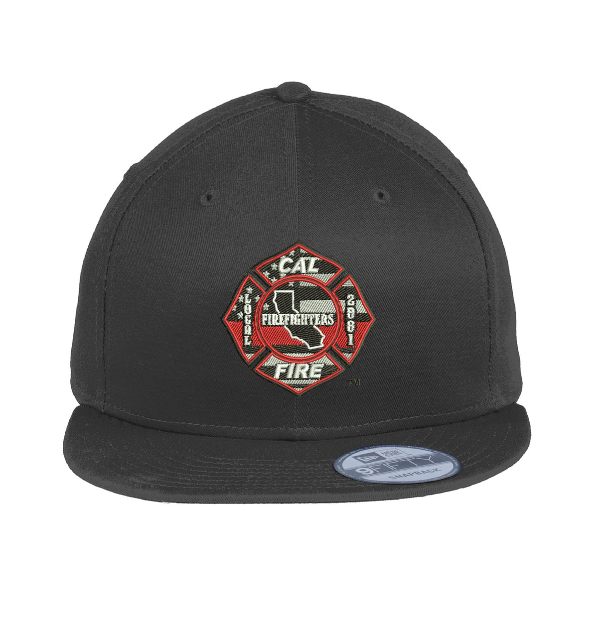 CAL FIRE New Era 400 Snapback hat, CAL FIRE Local 2881 union maltese