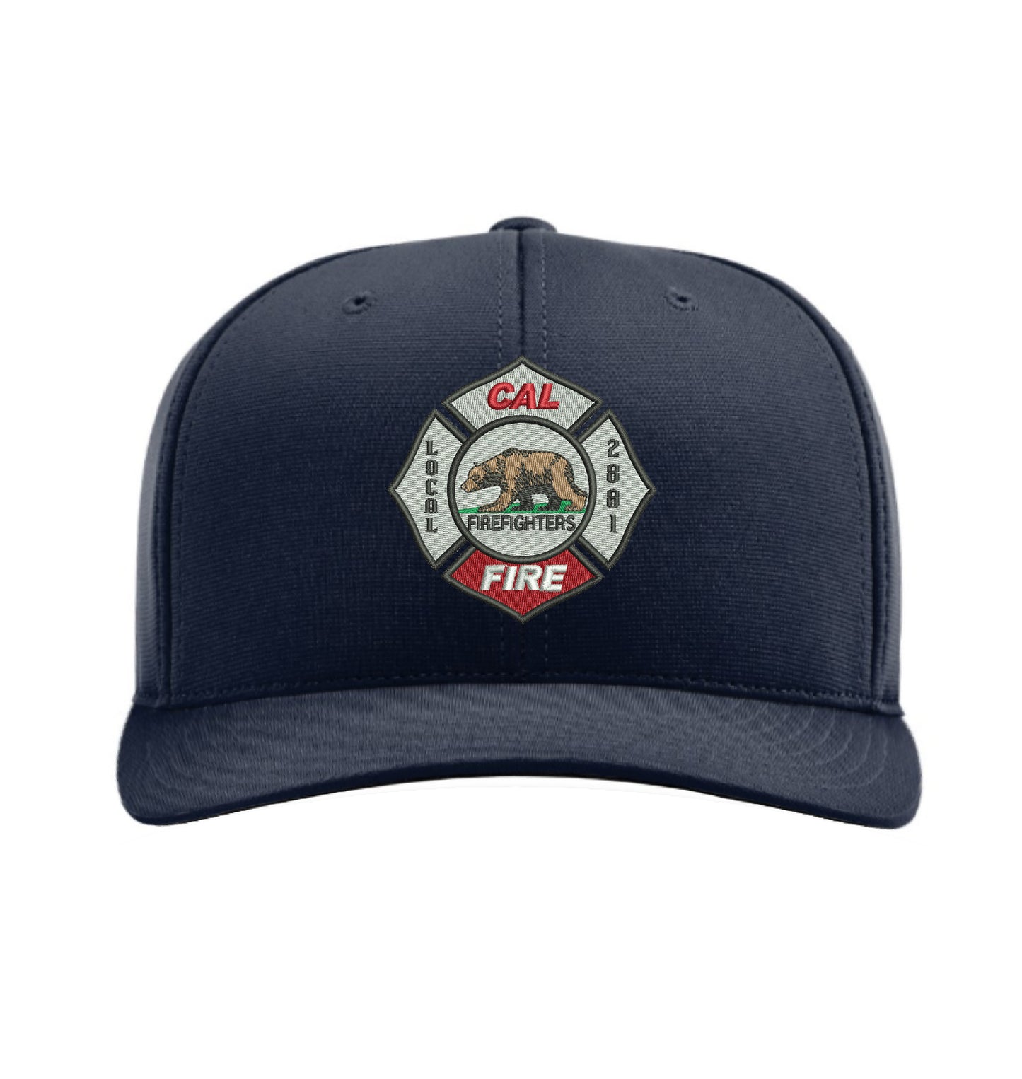 CAL FIRE Richardson 653 Stretch-Fit hat, CAL FIRE Local 2881 union maltese