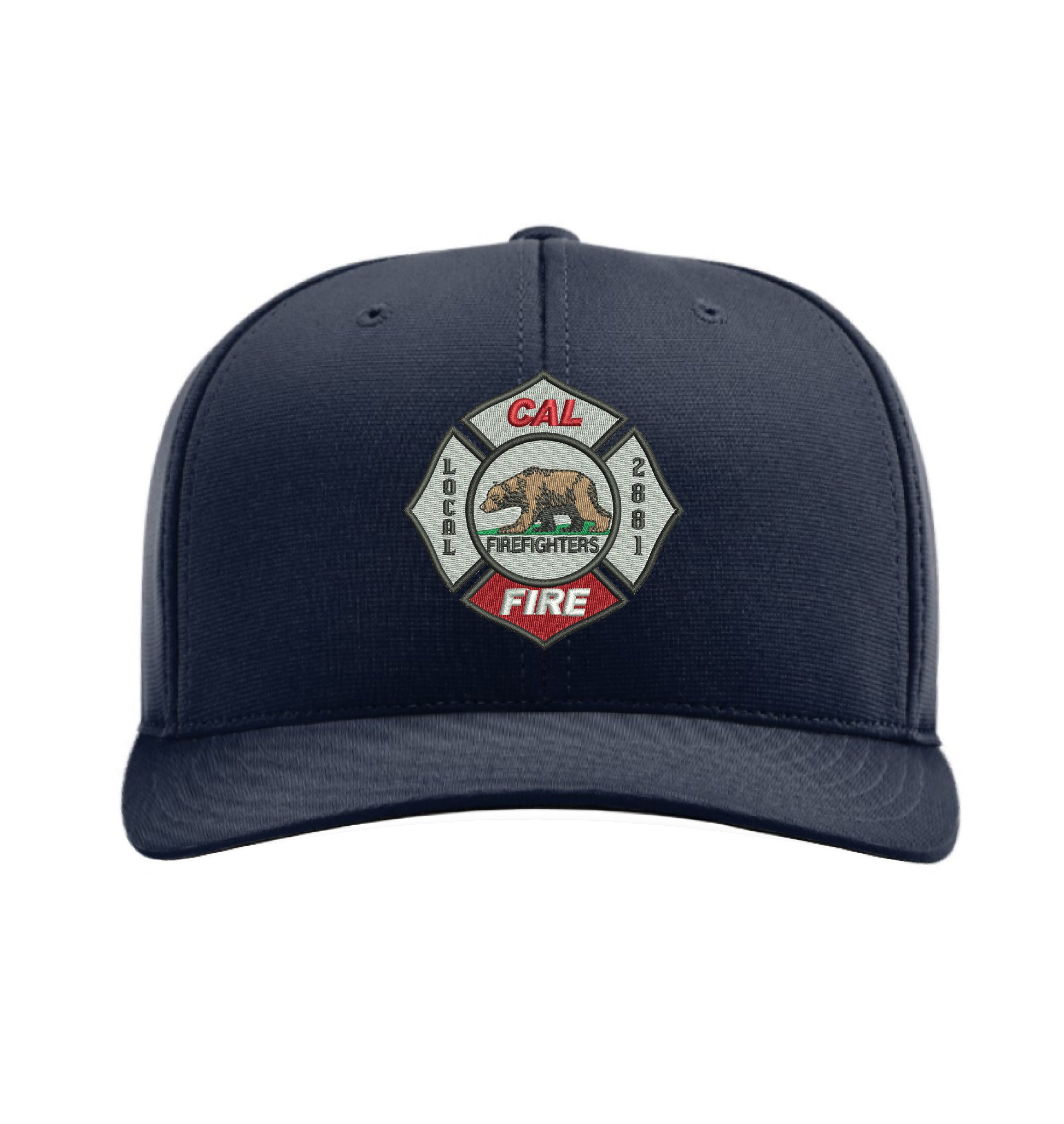 CAL FIRE Richardson 653 Stretch-Fit hat, CAL FIRE Local 2881 union maltese