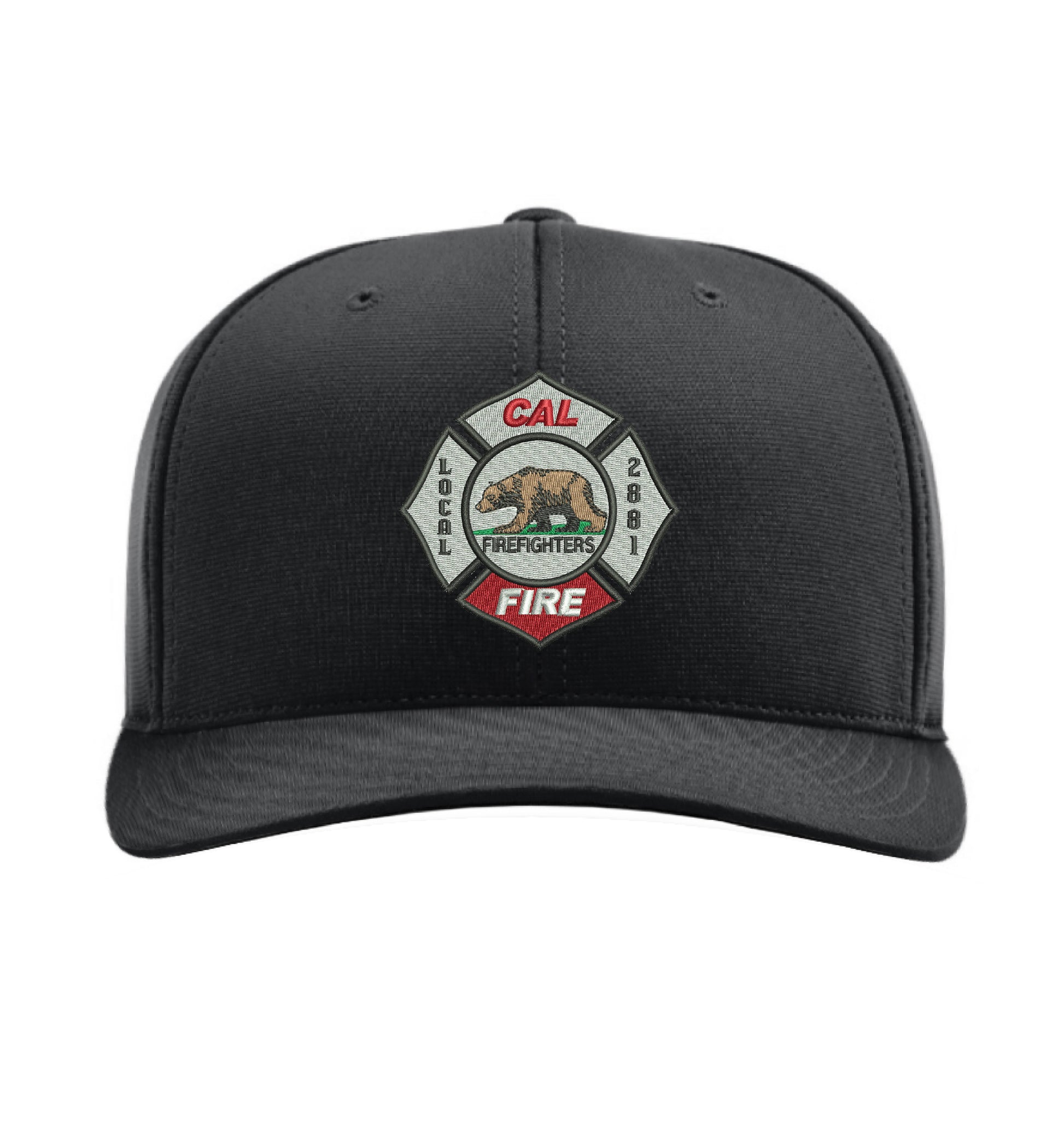 CAL FIRE Richardson 653 Stretch-Fit hat, CAL FIRE Local 2881 union maltese