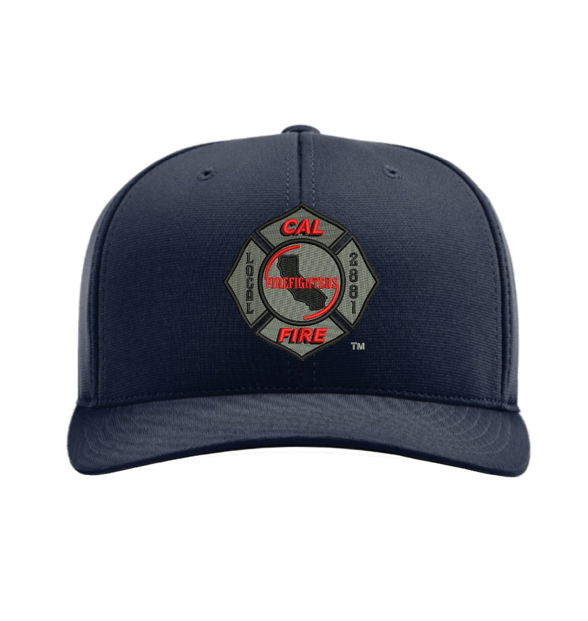 CAL FIRE Richardson 653 Stretch-Fit hat, CAL FIRE Local 2881 union maltese