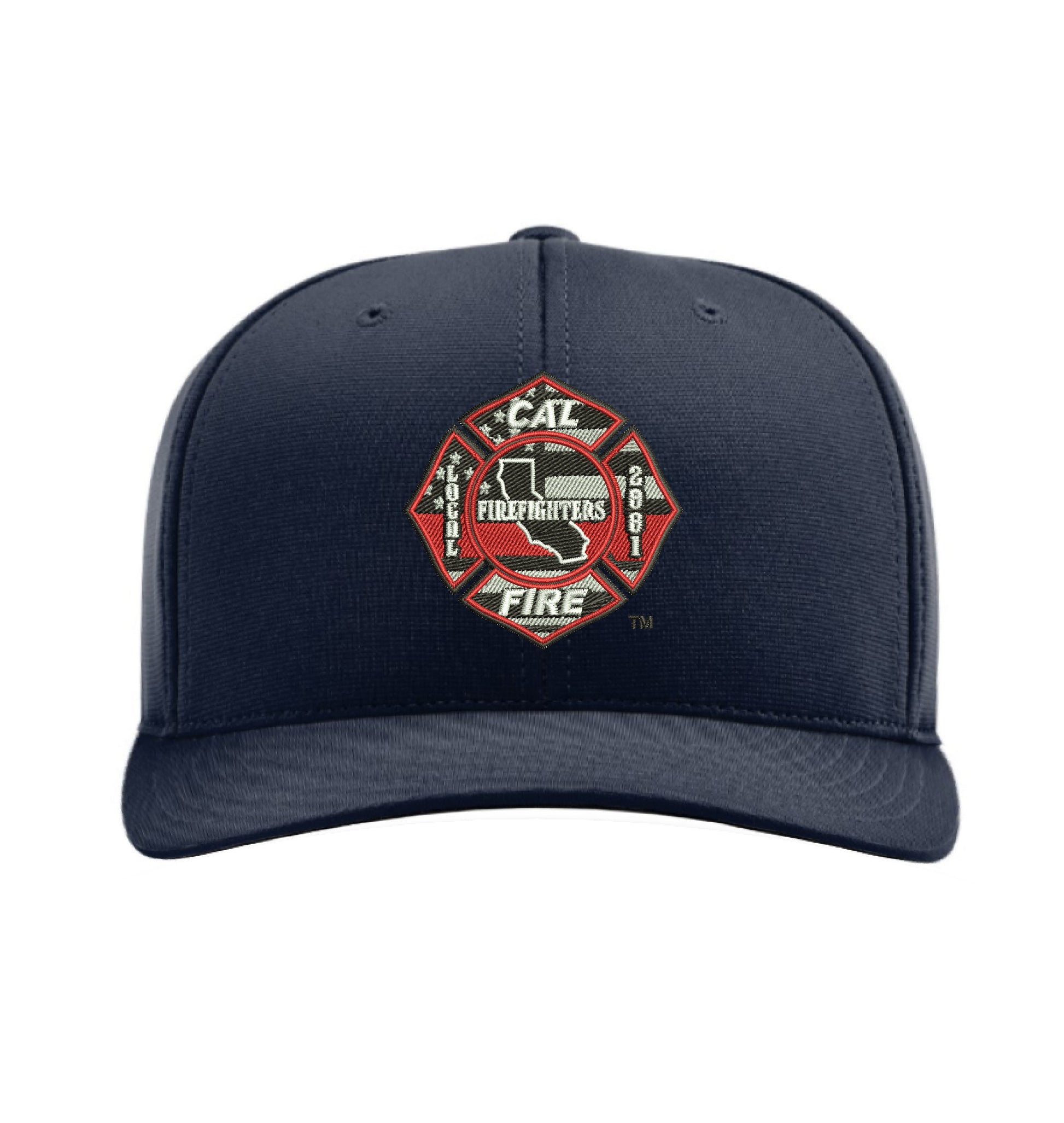 CAL FIRE Richardson 653 Stretch-Fit hat, CAL FIRE Local 2881 union maltese