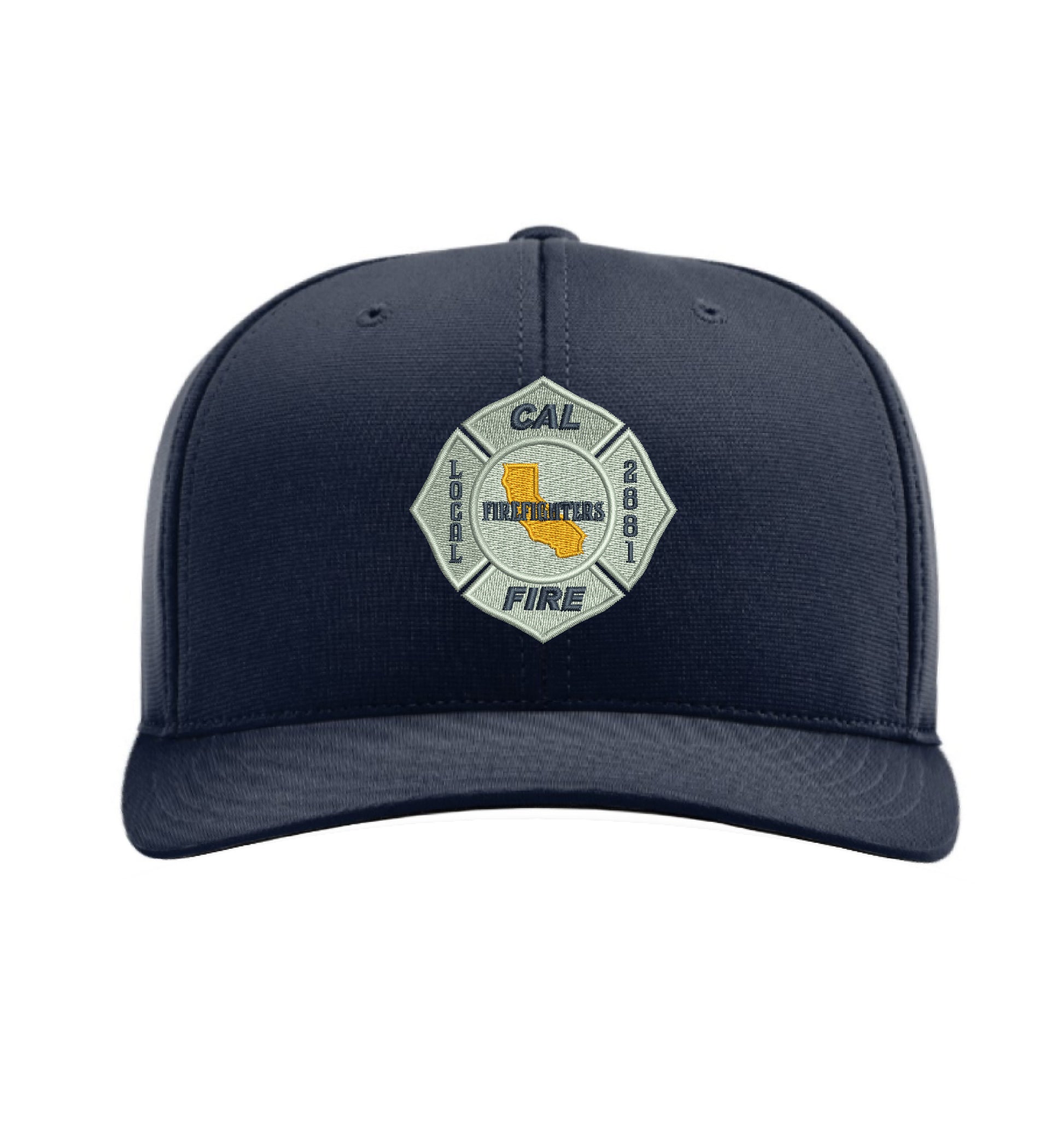 CAL FIRE Richardson 653 Stretch-Fit hat, CAL FIRE Local 2881 union maltese