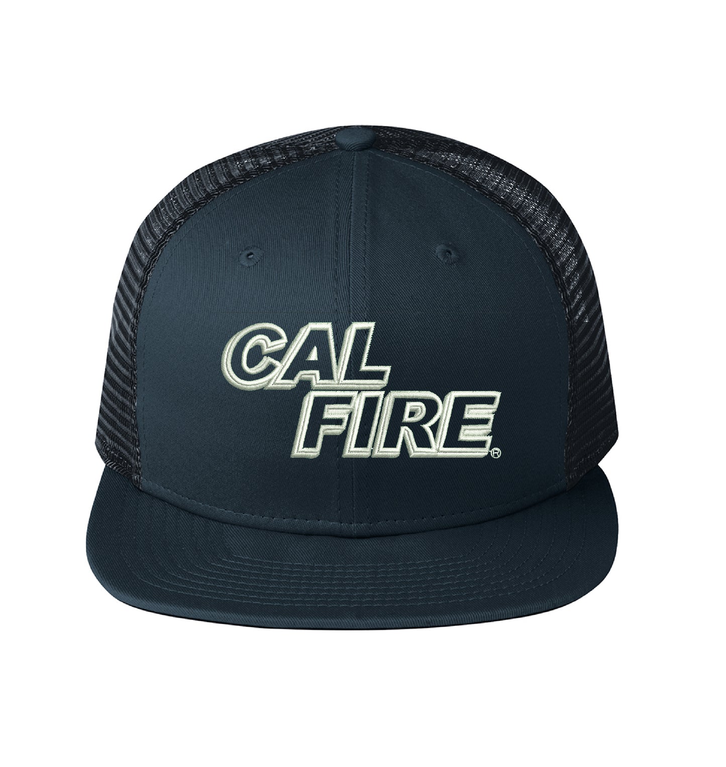 CAL FIRE New Era 403 Mesh Snapback hat, CAL FIRE white text