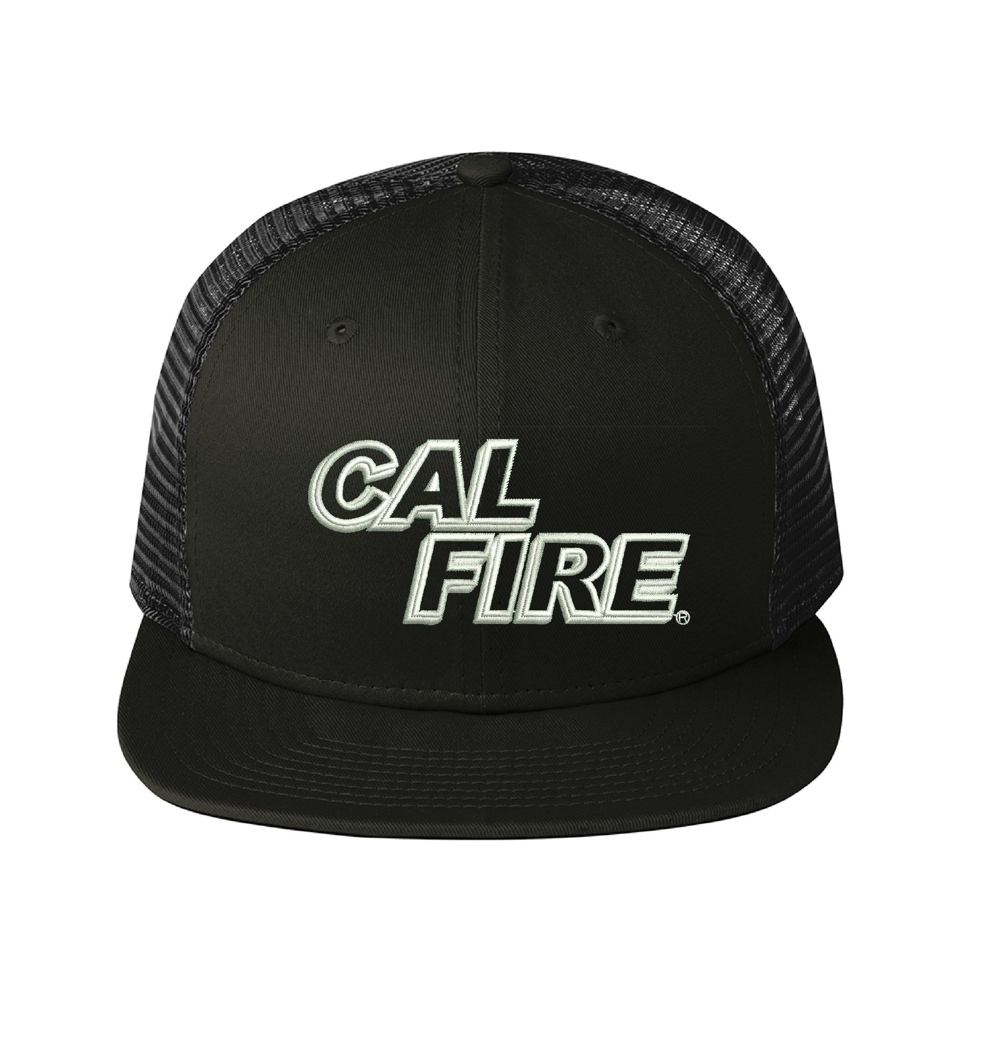 CAL FIRE New Era 403 Mesh Snapback hat, CAL FIRE white text