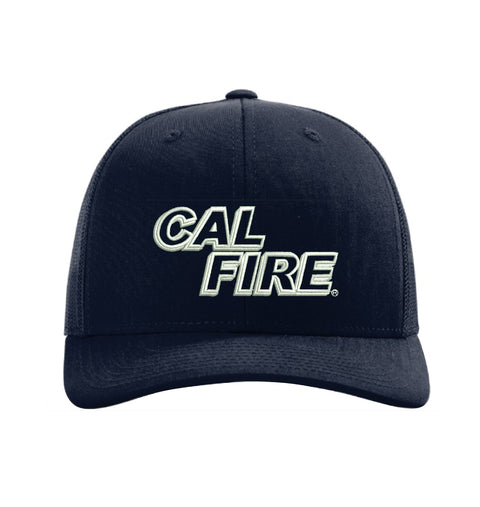 CAL FIRE Richardson 112 Trucker Hat - White Text