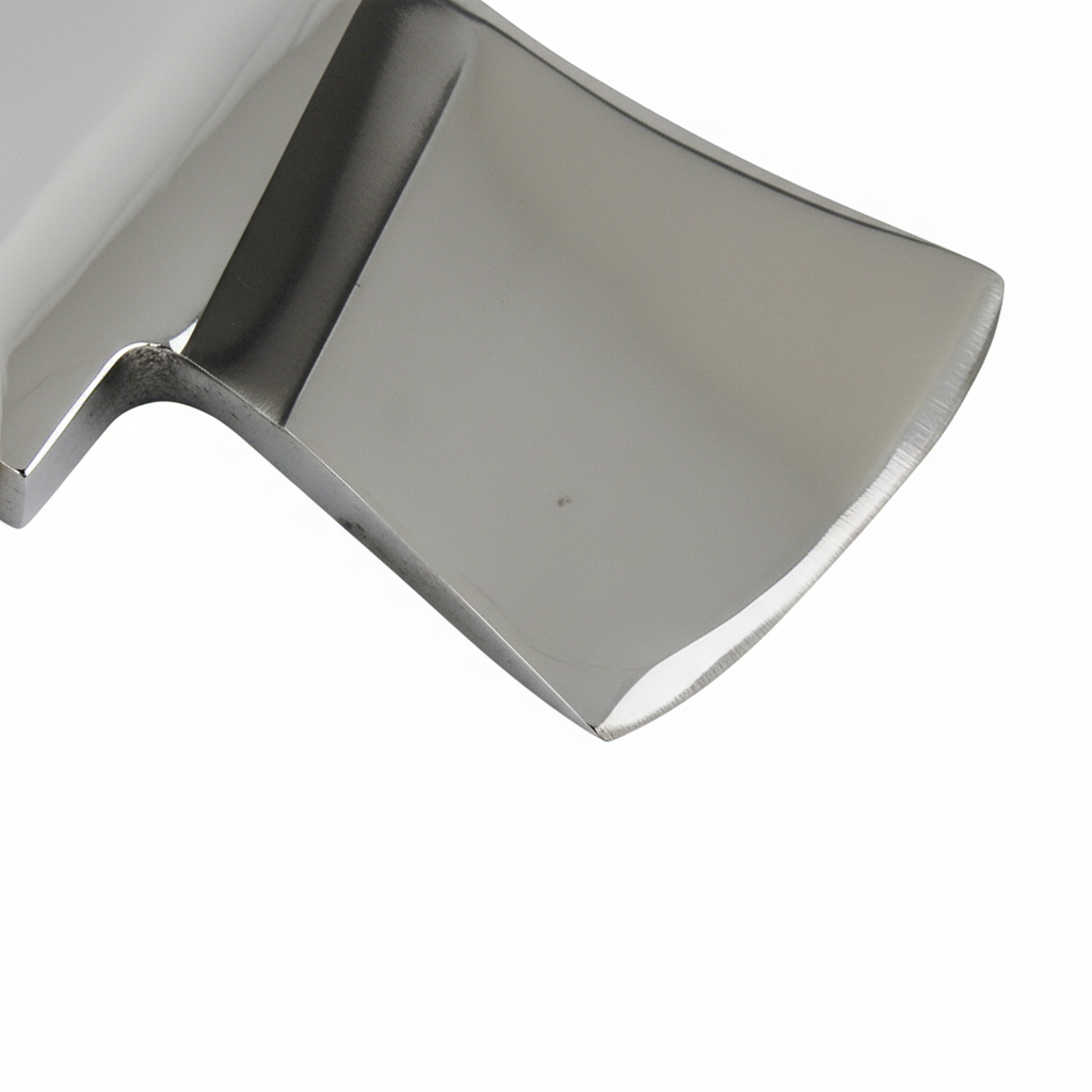 Chrome Flathead Axe Detail
