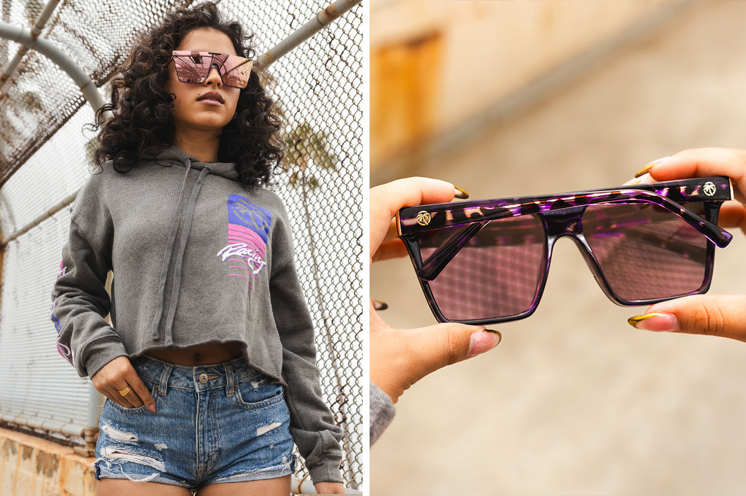 Heat Wave Visual Clarity Velvet Tortoise sunglasses view 9
