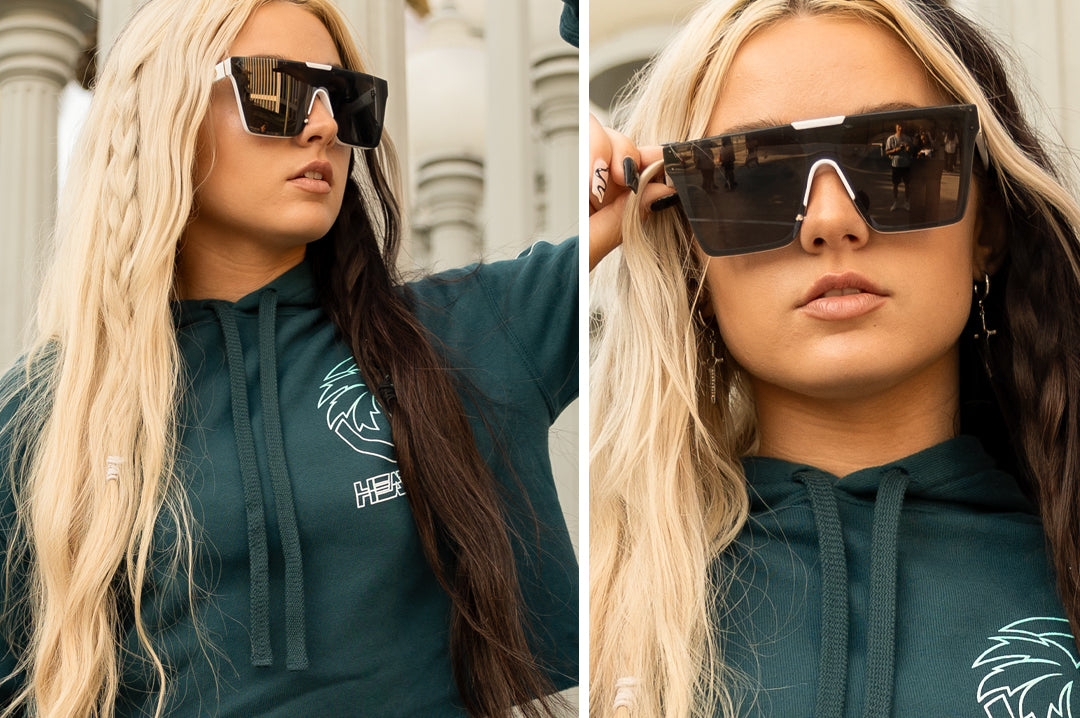 Heat Wave Visual Clarity White sunglasses view 3