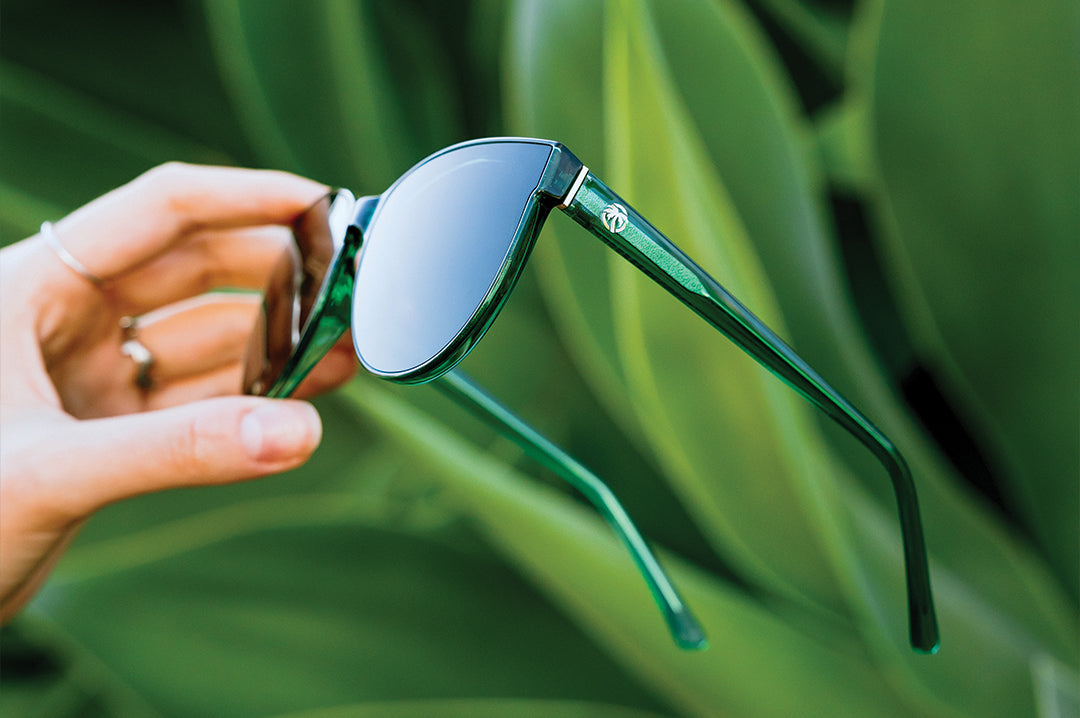 Heat Wave Visual Carat Cycad Green sunglasses view 4