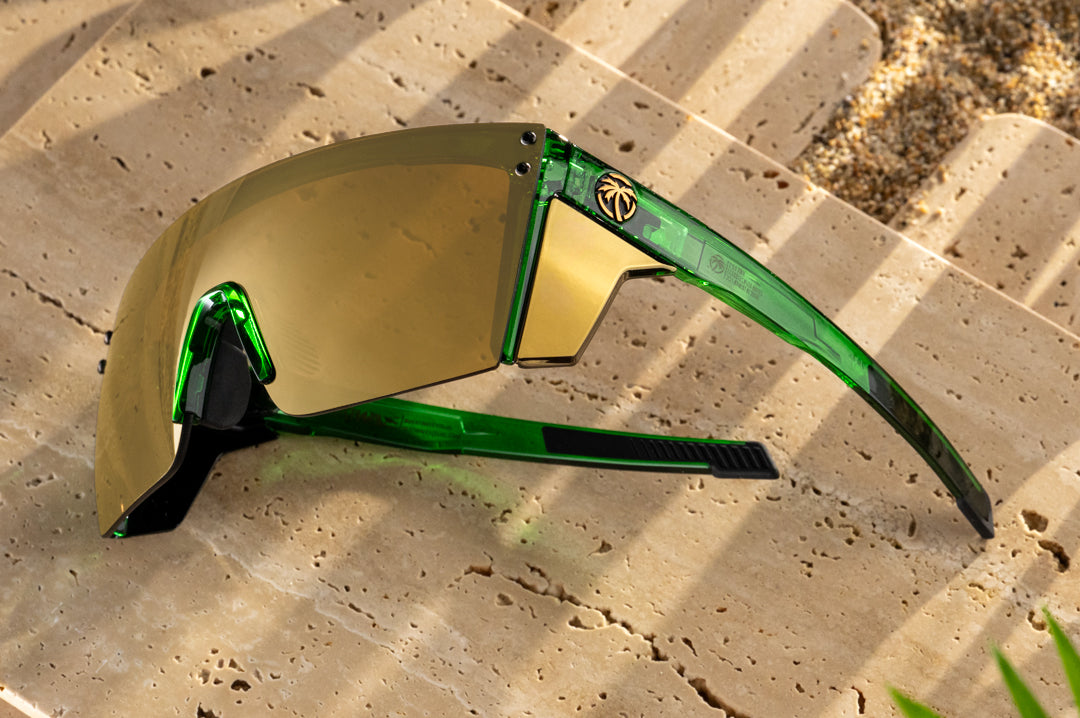 Heat Wave Visual Performance Lazer Face Cycad Green sunglasses view 3
