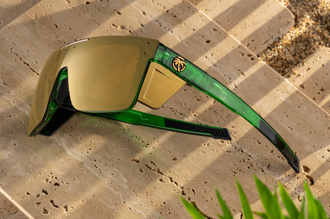 Heat Wave Visual Performance Quatro Cycad Green sunglasses view 3