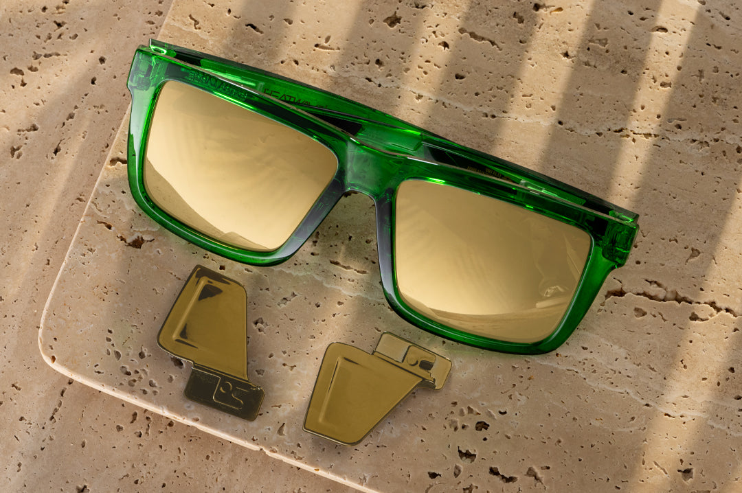 Heat Wave Visual Performance Vise Cycad Green sunglasses view 5