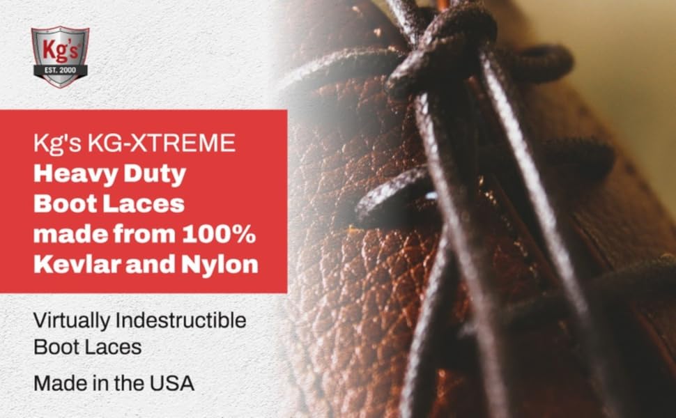 KG-Xtreme Boot Laces - side view