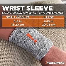 Incrediwear Wrist Sleeve - back view