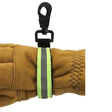 Glove Strap - Hi Viz Green - back view