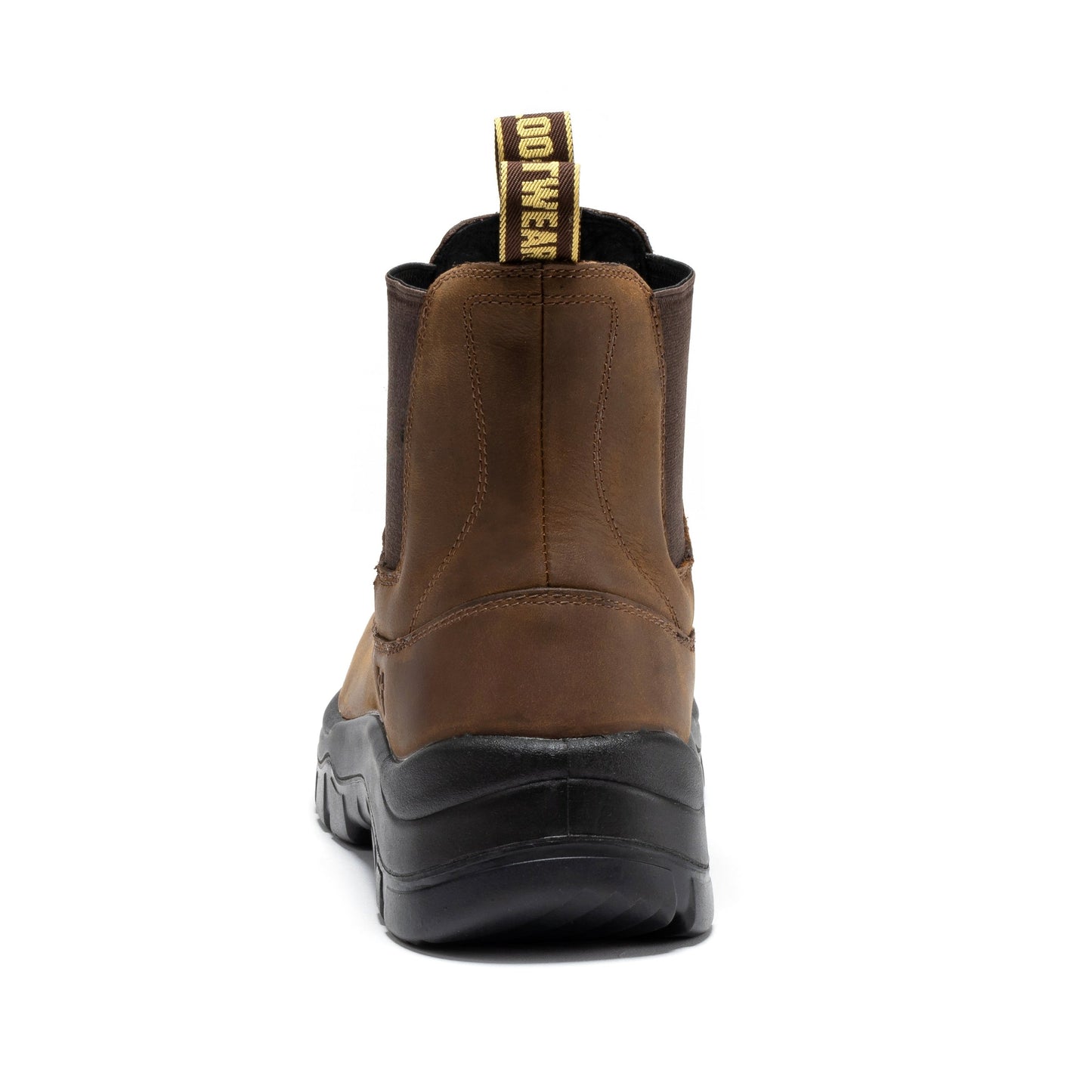 ROCKROOSTER Woodland Brown 6 inch Composite Toe Pull-on Leather Work Boots AK664 (4)
