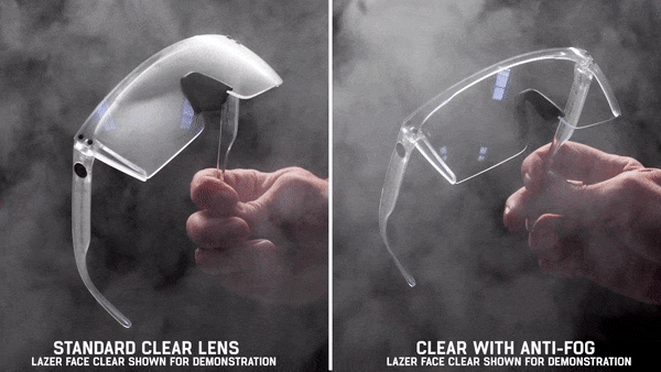 Heat Wave Visual Lazer Face Black Frame Anti Fog Black Lens sunglasses view 4