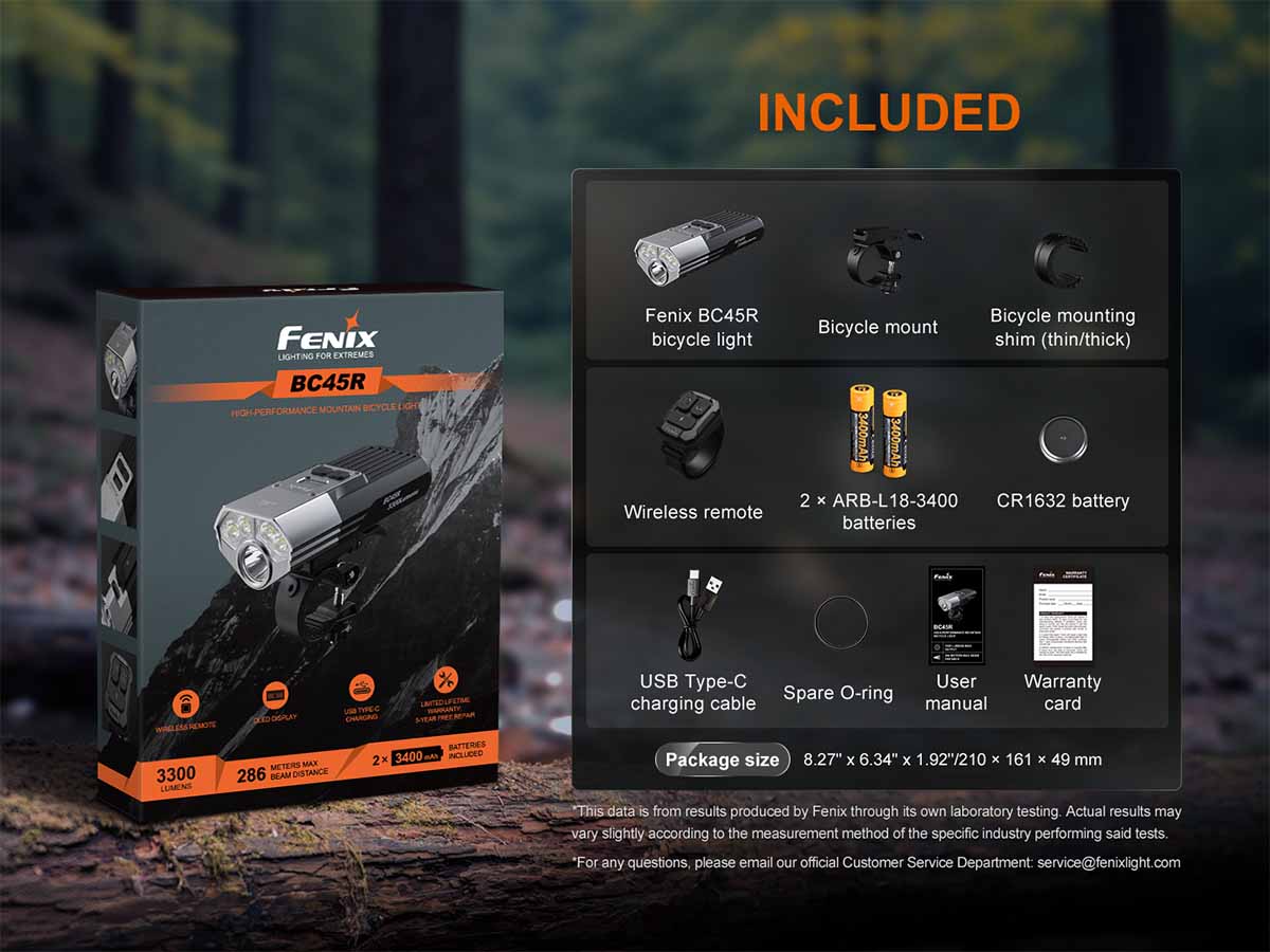 Fenix BC45R Rechargeable Bike Light - image 17