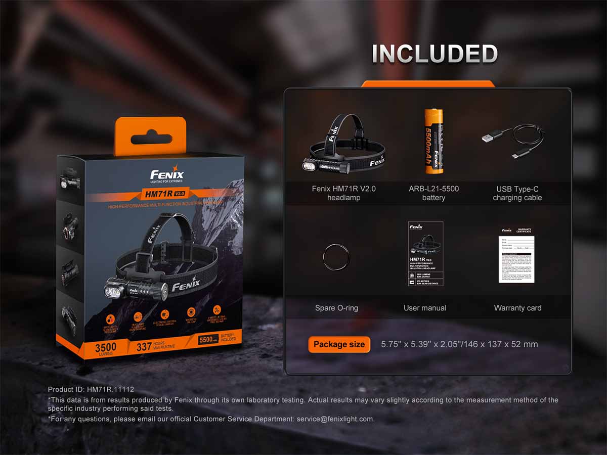 Fenix HM71R V2.0 Rechargeable Headlamp