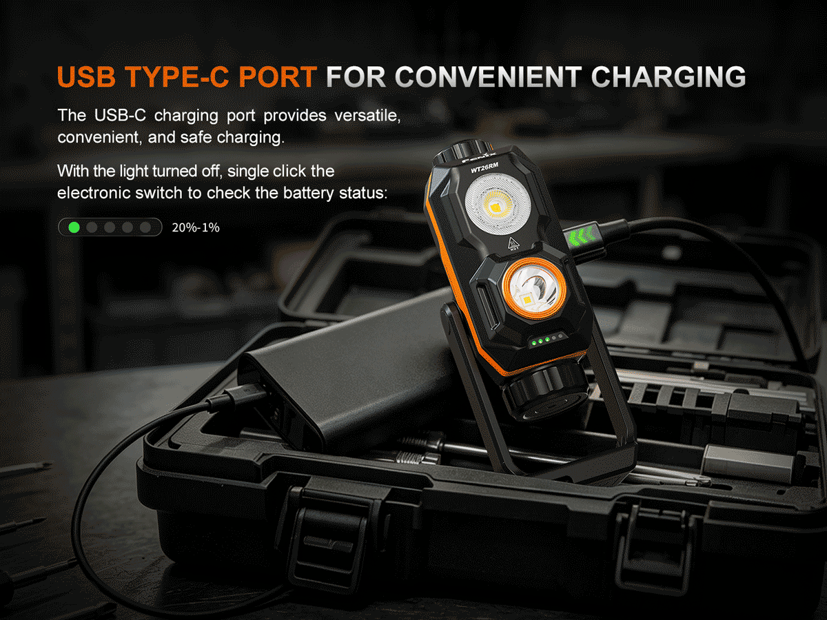 Fenix WT26RM Rechargeable Work Light