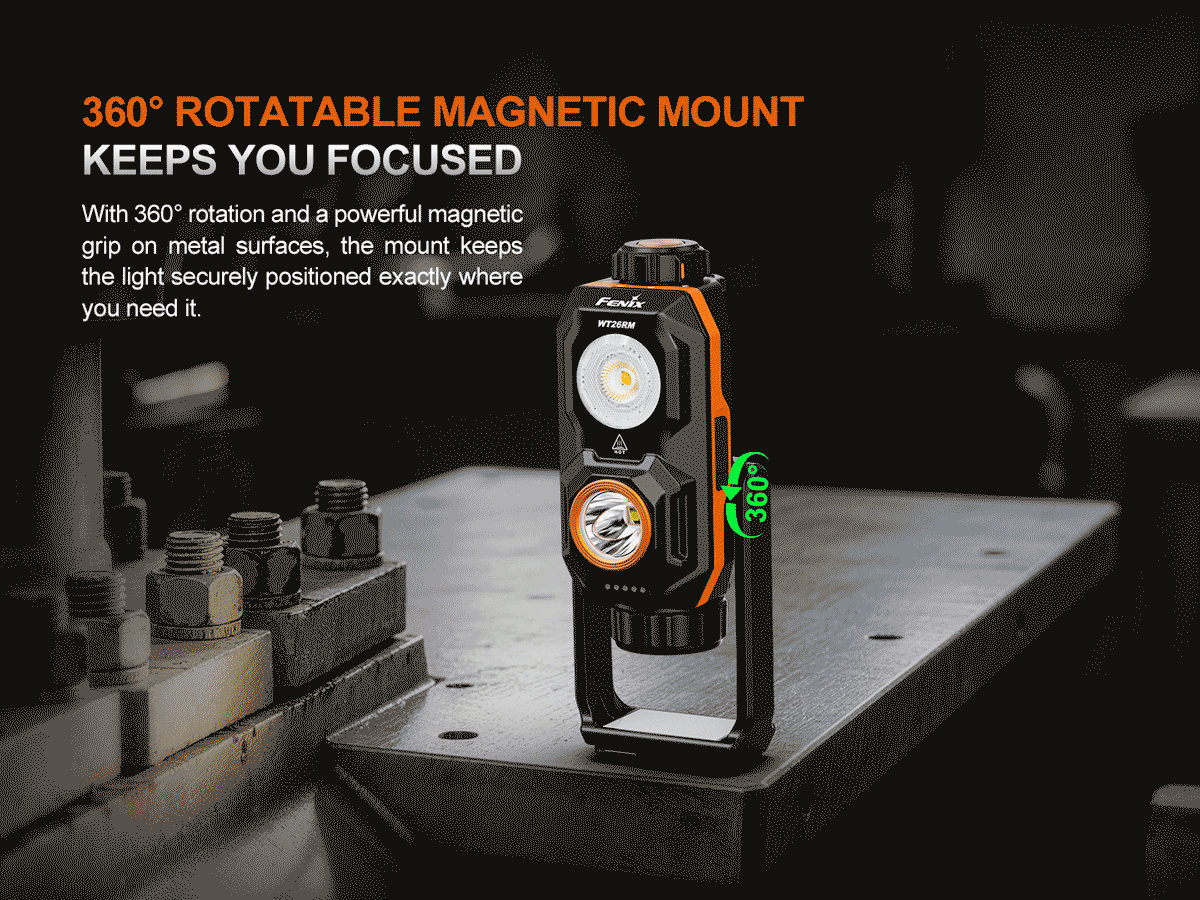 Fenix WT26RM Rechargeable Work Light