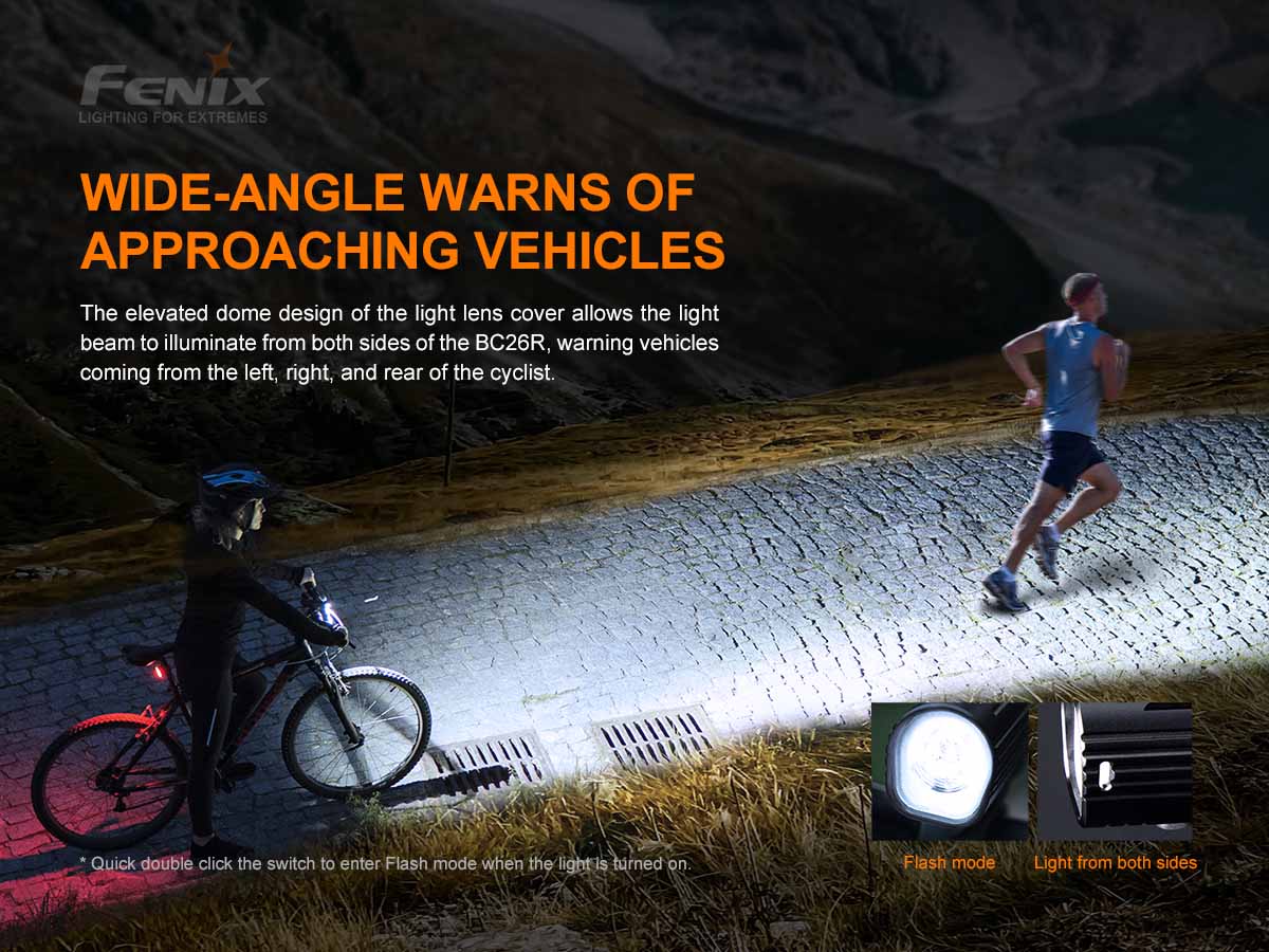 Fenix BC26R Rechargeable Bike Light Promo Pack