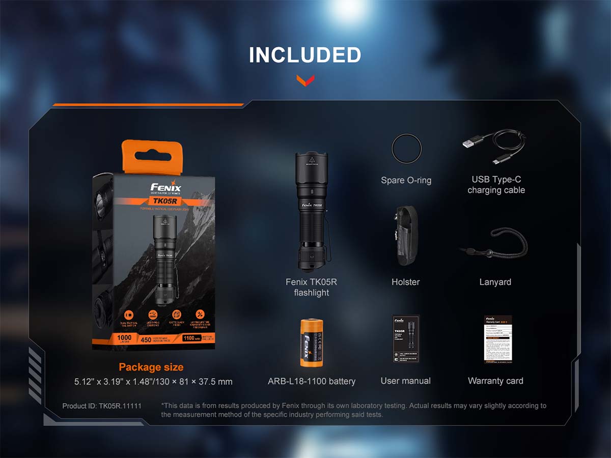 Fenix TK05R Long-Distance EDC Flashlight