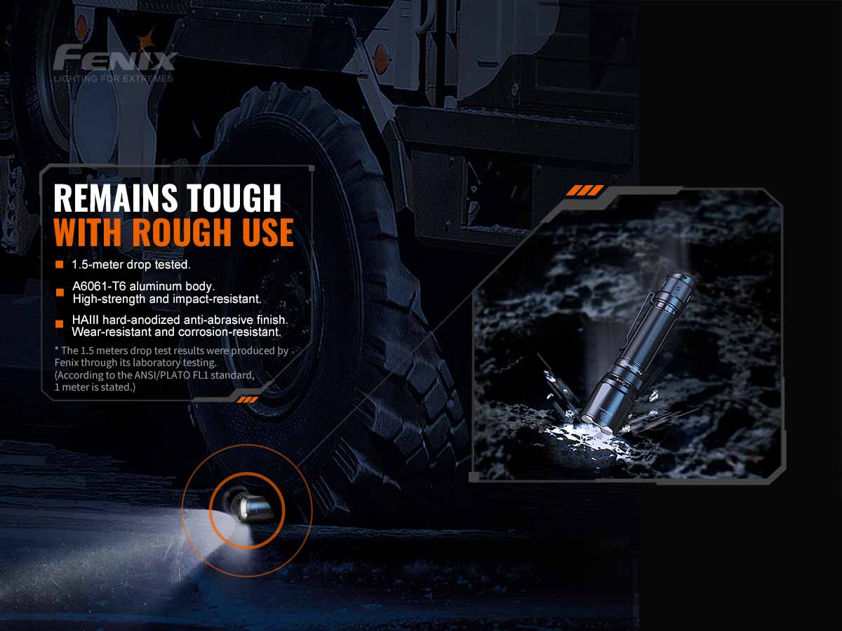 Fenix TK20R V2.0 Rechargeable Tac Flashlight with T5 Pen
