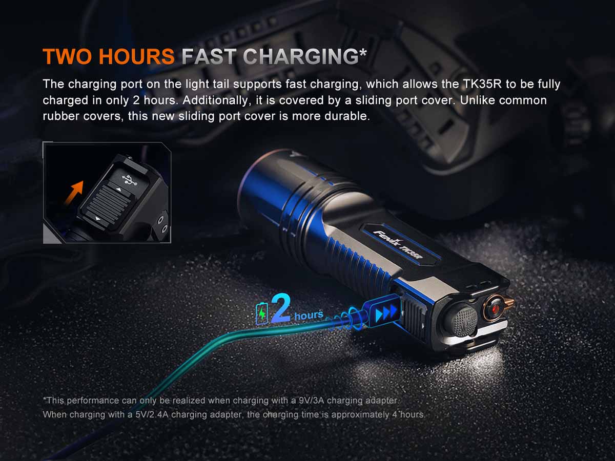 Fenix TK35R RED Rechargeable Flashlight