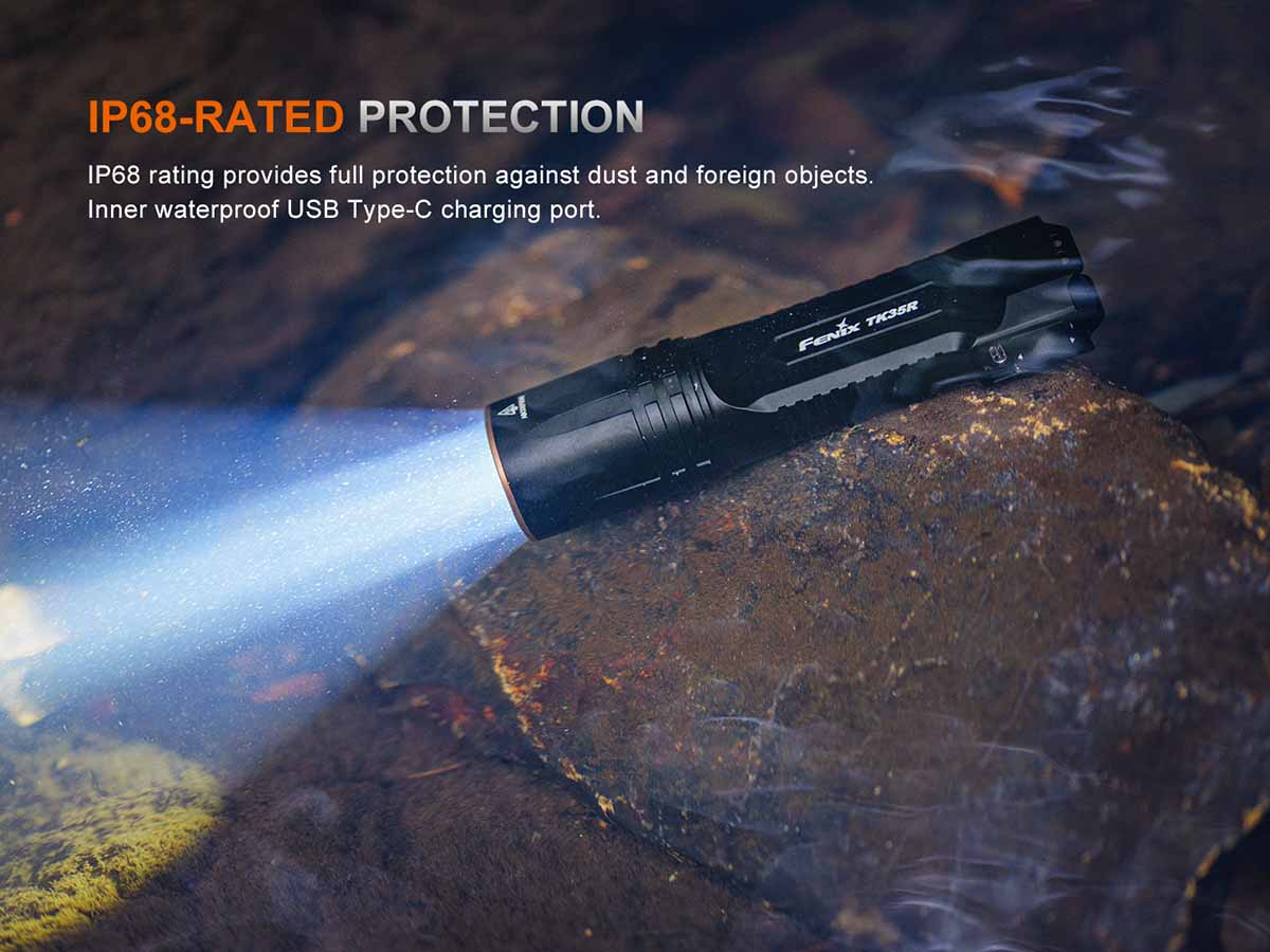 Fenix TK35R RED Rechargeable Flashlight