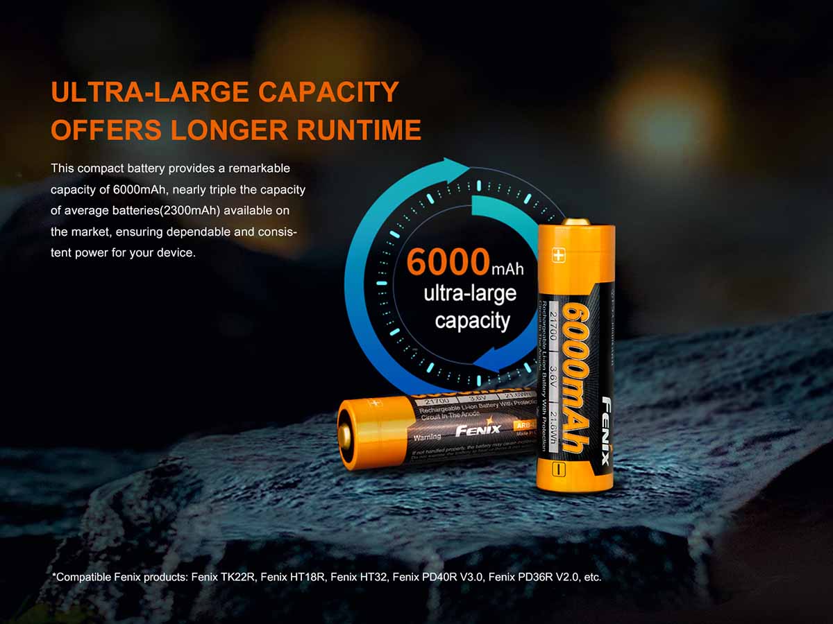 Fenix ARB-L21-6000 Rechargeable Battery