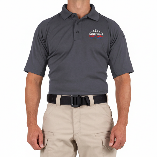 First Tactical Polo with Siskiyous Logo