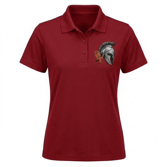 Siskiyou Trojans siskiyou trojans ladies performance sport shirt Crimson front
